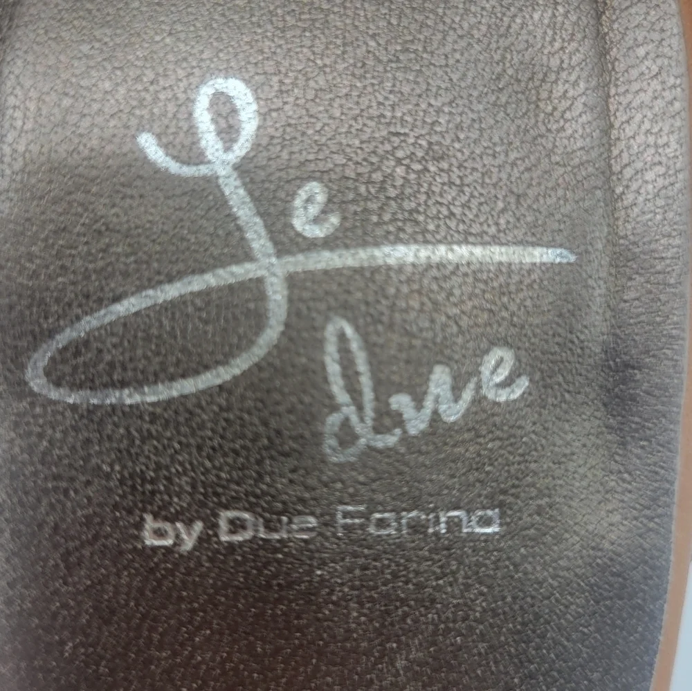 Le Due by Due Farina platform Sandals size 39 see description
